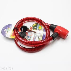 Hot sale red cable bike lock