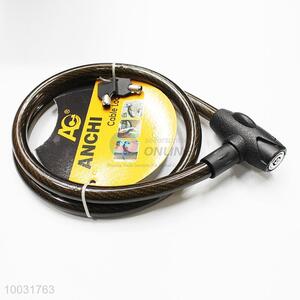 Heavy duty black cable safety lock