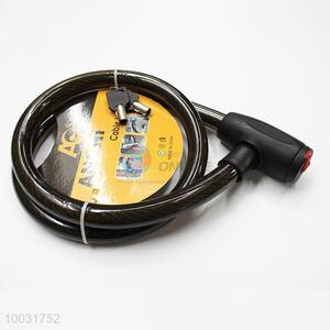 Black bike lock/tricycle wire lock with dust cap