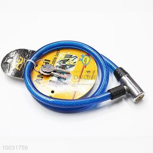 8m blue cable lock for bicycle