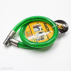 8.3m green heavy duty cable lock