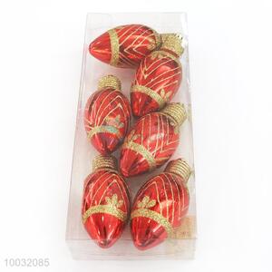 Red Bulb Christmas Tree Decoration Promotional Christmas Decoration