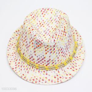 Colorful Dotted Lady Woven Hat
