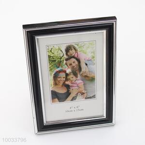 Black simple style 4*6 inch PVC photo frame