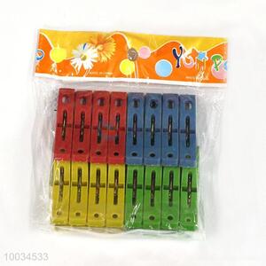 16pcs/set 4colors plastic strength clothespin