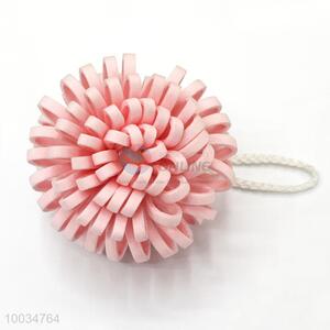Pink small size round comfortable bath ball