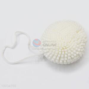 EVA white round soft bath ball for wholesale