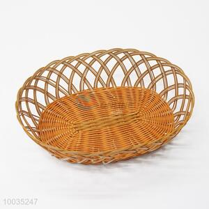 Plastic rattan fruit basket/storage basket