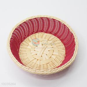 Multifunction round weaving storage basket