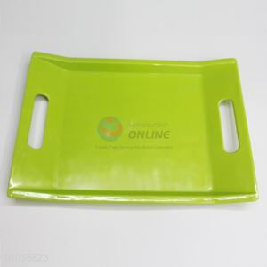 23.5*33cm green melamine tray