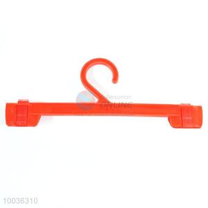 24*7.7CM New Design Red Plastic Hanger, Clothes Rack with Clips
