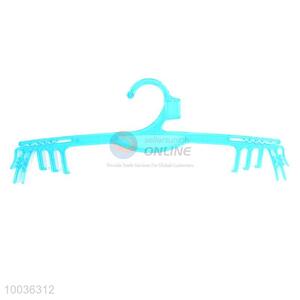 27*7.5CM New Design Blue Plastic Hanger, Clothes Rack