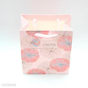 23*18*10cm Flower Pattern Pink Gift Bag/Paper Bag