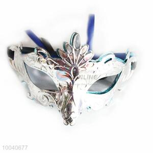 Hot sale silver color plated cocktail party mask