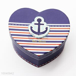 14.5*13*7cm Heart Shaped Blue Gift Box/Packing Box