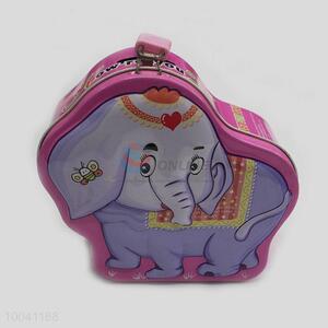 Elephant Pattern Iron Money Box