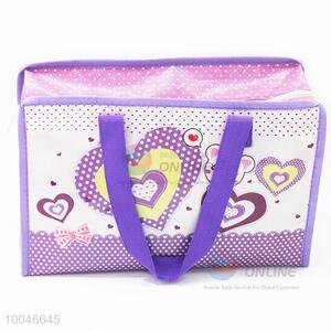 Non-woven Handbag/Storage Bag With Loving Heart Pattern