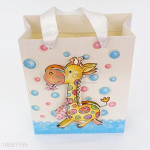 15*6*20CM cute giraffe pattern paper gift bag
