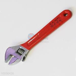 High quality 6 inch adjustable wrench with red handle