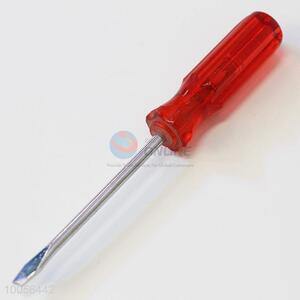 High quality 4 inch transparent red screwdriver