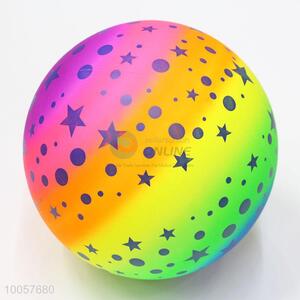 Rainbow Promotional Top Quality Inflatable Beach Ball
