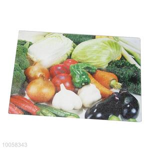 30*20*0.4cm Wholesale Rectangular Tempered Glass Fruit Chopping Board
