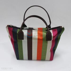 Low price satin material bag hand bag for women