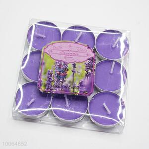 9pcs lavender fragrance purple tealight candle
