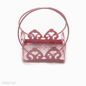 Designer European Style Iron Basket Candy Dish
