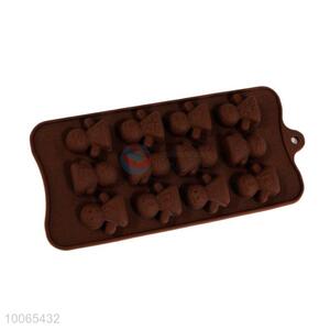 Snowman Shaped Silicone Chocolate Mold