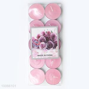 10pcs Small Pink Wax Candles Set