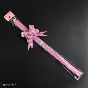 Pink ribbon pull flower/pull bow for gift packing