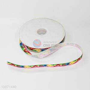 Colorful 100% polyester grosgrain ribbon