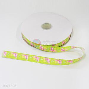 Green grosgrain ribbon/gift wrapping ribbon