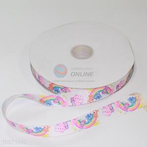 Cute design 100% polyester grosgrain ribbon