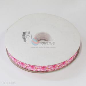 Cute design pink polyester ribbon/grosgrain ribbon