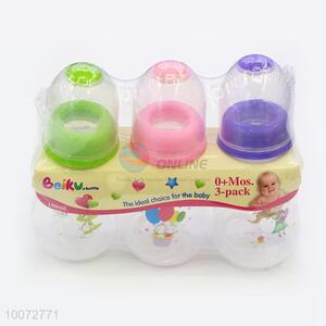 3pcs Plastic Feeding-bottle Set For Babies