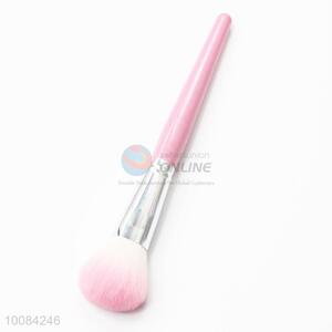 Pink Handle Wooden Cosmetic Blusher Brush