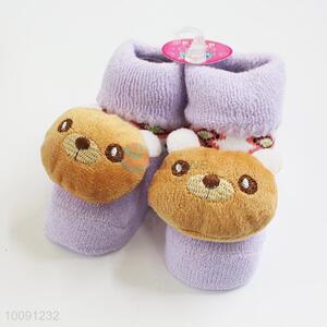 Purple Cotton <em>Baby</em> Sock/ Soft <em>Baby</em> Socks