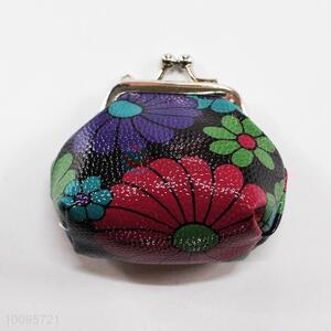 Colorful Flower Coin Holder,Coin Pouch,Coin Purse with Key Ring