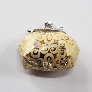Gold Coin Holder,Coin Pouch,Coin Purse with Key Ring