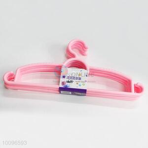 Fashion Style 5 Pieces/Set Pink Plastic Clothes Rack