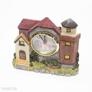 Resin table clock for decorative gift