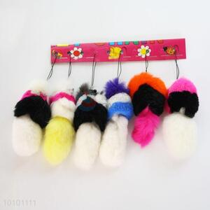 Animal Wool-like Fur Key Mobile Phone Accessory For Wholesale
