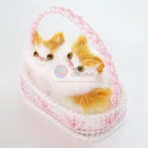 Lovely mini Imitated Cat Craft For Home Decoration