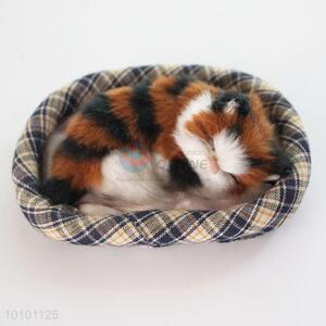 Hot Sale Lovely Cat Imitated Handmade Animal Crafts