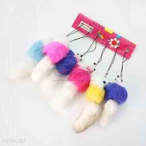 Hot selling Wool-like Fur Mobile Phone Accessory For Girls