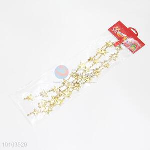 Super design gold star beaded hang decoration for Xmas