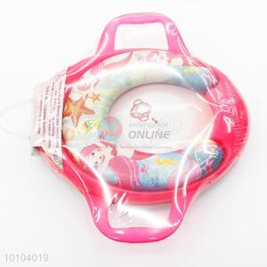 Pink Cute Mermaid Pattern Soft Toilet Training Seat for Kids