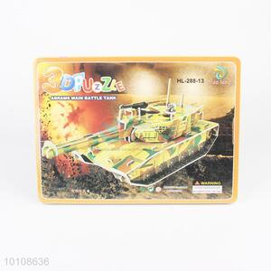 Promotional gifts abrams main battle tank foam 3d puzzle